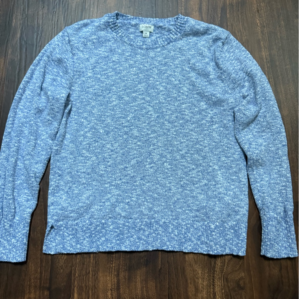 J. Crew Blue Crewneck Sweater